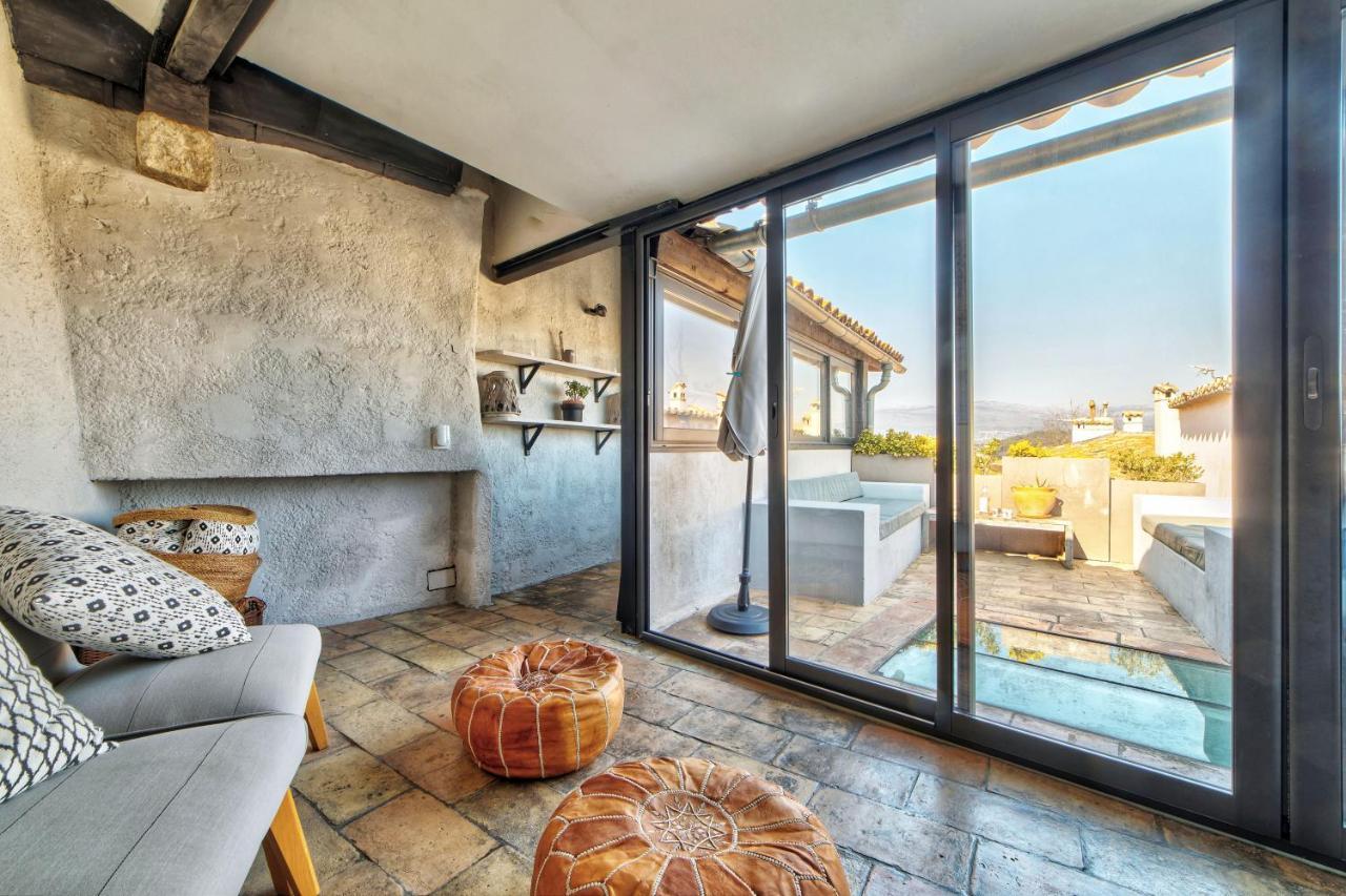 Townhouse Mougins In The Old Village, Fantastic View, Sea And Mountains Luaran gambar