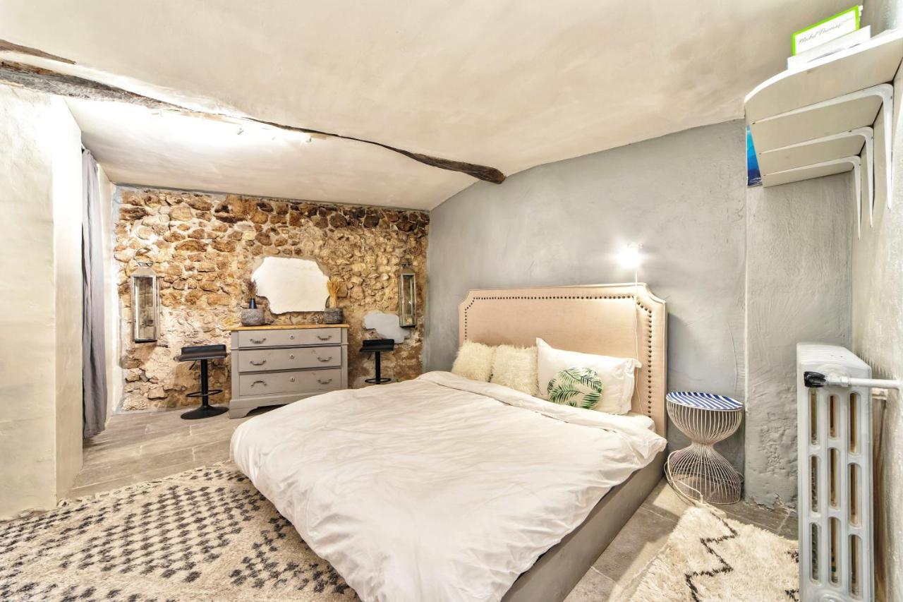 Townhouse Mougins In The Old Village, Fantastic View, Sea And Mountains Luaran gambar